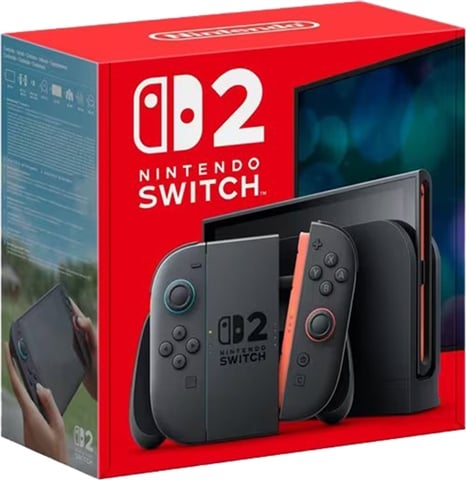 Switch 2 Console, 256GB + Black Joy-Con 2, (No DLC)