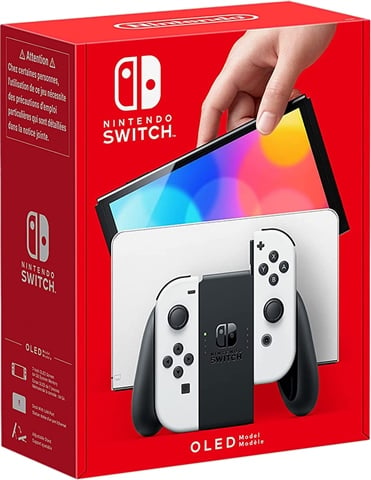 Switch Console, 64GB OLED + White Joy-Con