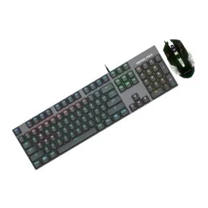 PF138 - Panther Force Gaming Combo – RGB Mechanical Keyboard & Adjustable Mouse