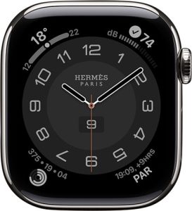 Apple Watch Series 10 Hermes Silver Titanium, 42mm (GPS + Cellular)