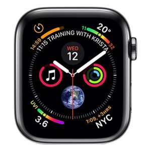 Apple Watch Series 4 Space Black Stainless Steel, 40mm (GPS + Cellular)