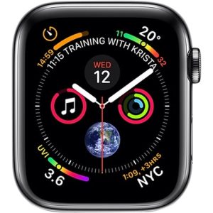 Apple Watch Series 4 Space Black Stainless Steel, 44mm (GPS + Cellular)