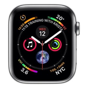 Apple Watch Series 4 Silver Stainless Steel, 40mm (GPS + Cellular)
