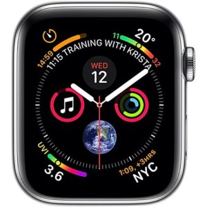 Apple Watch Series 4 Silver Stainless Steel, 44mm (GPS + Cellular)