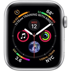 Apple Watch Series 4 Silver Aluminium, 44mm (GPS)