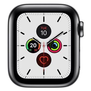 Apple Watch Series 5 Space Black Stainless Steel, 40mm (GPS + Cellular)
