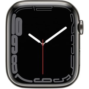 Apple Watch Series 7 Graphite Stainless Steel, 45mm (GPS + Cellular)