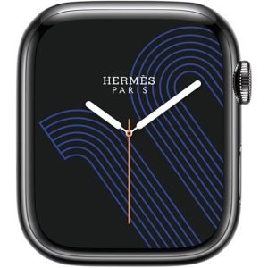 Apple Watch Series 7 Hermes Space Black Stainless Steel, 45mm (GPS + Cellular)