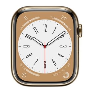 Apple Watch Series 8 Gold Stainless Steel, 41mm (GPS + Cellular)