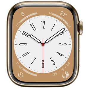 Apple Watch Series 8 Gold Stainless Steel, 45mm (GPS + Cellular)