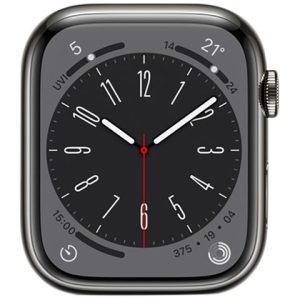 Apple Watch Series 8 Graphite Stainless Steel, 45mm (GPS + Cellular)