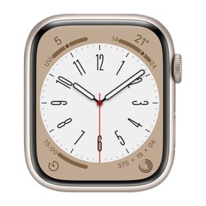 Apple Watch Series 8 Starlight Aluminium, 41mm (GPS + Cellular)