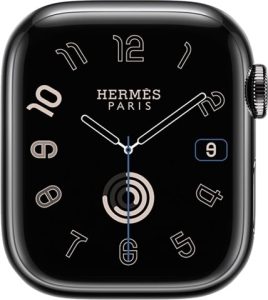 Apple Watch Series 8 Hermes Space Black Stainless Steel, 41mm (GPS + Cellular)