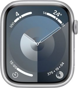 Apple Watch Series 9 Silver Aluminium, 45mm (GPS + Cellular)