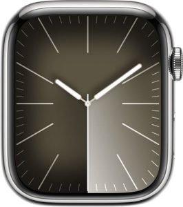 Apple Watch Series 9 Silver Stainless Steel, 45mm (GPS + Cellular)