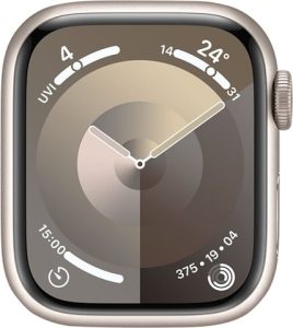 Apple Watch Series 9 Starlight Aluminium, 41mm (GPS + Cellular)