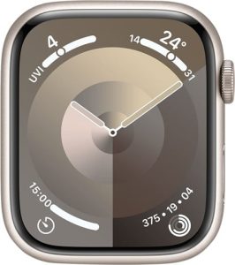 Apple Watch Series 9 Starlight Aluminium, 45mm (GPS + Cellular)