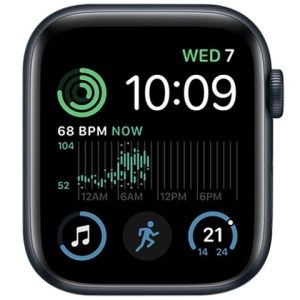 Apple Watch SE 2nd Gen Midnight Aluminium, 44mm (GPS + Cellular)