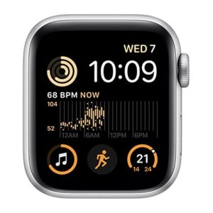 Apple Watch SE 2nd Gen Silver Aluminium, 40mm (GPS + Cellular)