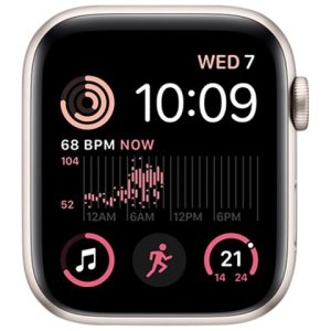 Apple Watch SE 2nd Gen Starlight Aluminium, 44mm (GPS)