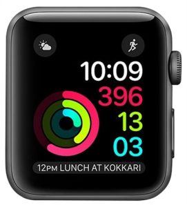 Apple Watch Series 1 (A1802) Space Grey Aluminium, 38mm