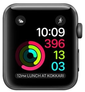 Apple Watch Series 2 (A1757) Space Grey Aluminium, 38mm