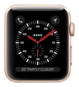 Apple Watch Series 3 Gold Aluminium, 38mm (GPS + Cellular)