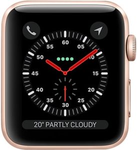 Apple Watch Series 3 Gold Aluminium, 42mm (GPS + Cellular)