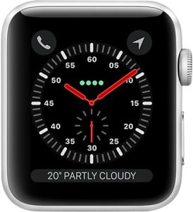 Apple Watch Series 3 Silver Aluminium, 42mm (GPS + Cellular)