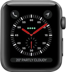Apple Watch Series 3 Space Grey Aluminium, 42mm (GPS + Cellular)