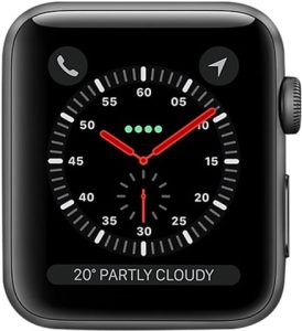 Apple Watch Series 3 Space Grey Aluminium, 42mm (GPS)