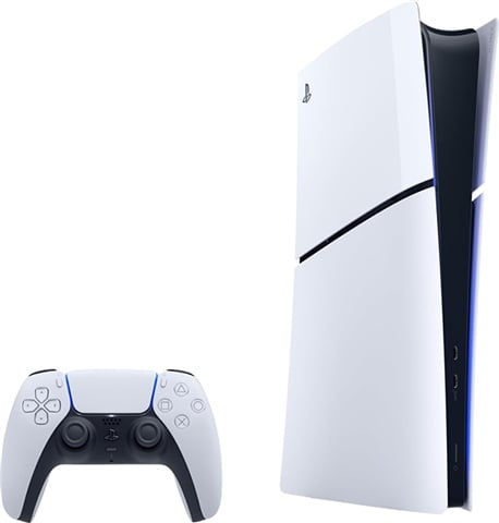 PlayStation 5 Slim Digital Edition Console, 1TB, White