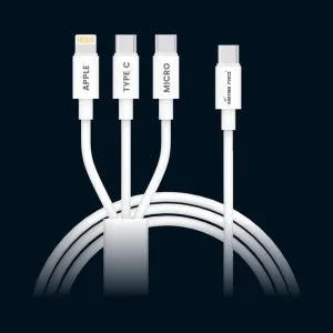 PF112 - 3IN1 C-C 3M SILICON CABLE