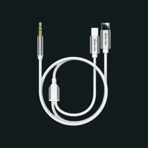 PF280 - Panther Force 1M AUX Cable for Type-C & Apple Connectors
