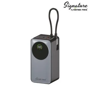 PF83 - SIGNATURE 65W 20000MAH POWER BANK WITH IN-BUILT CABLES